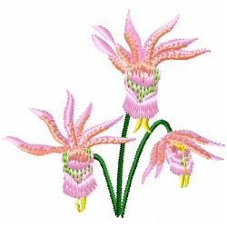 Flowers And Tree Embroidery Design 3 Flowers And Tree Embroidery Design 3